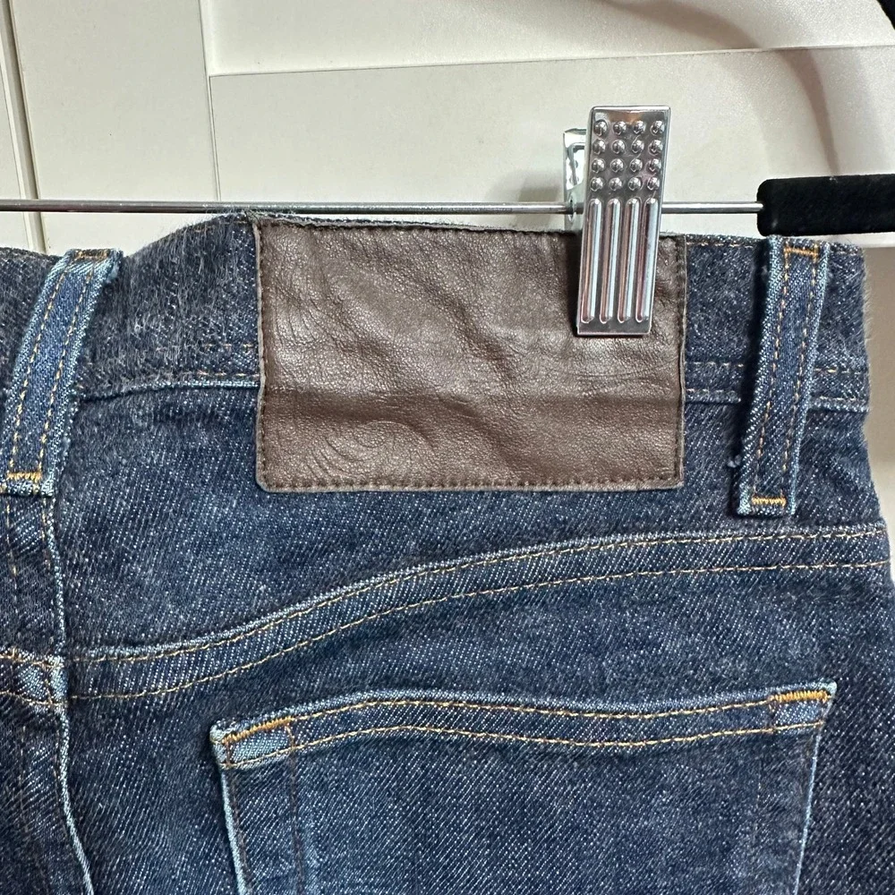 Naked & Famous Weird Guy Selvedge Jeans Mens 29x27 Stretch Dark Wash Button Fly